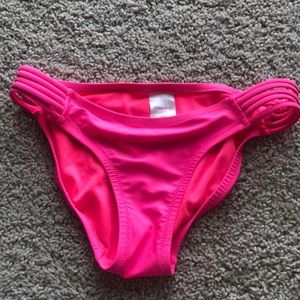 Hot pink bikini bottom
